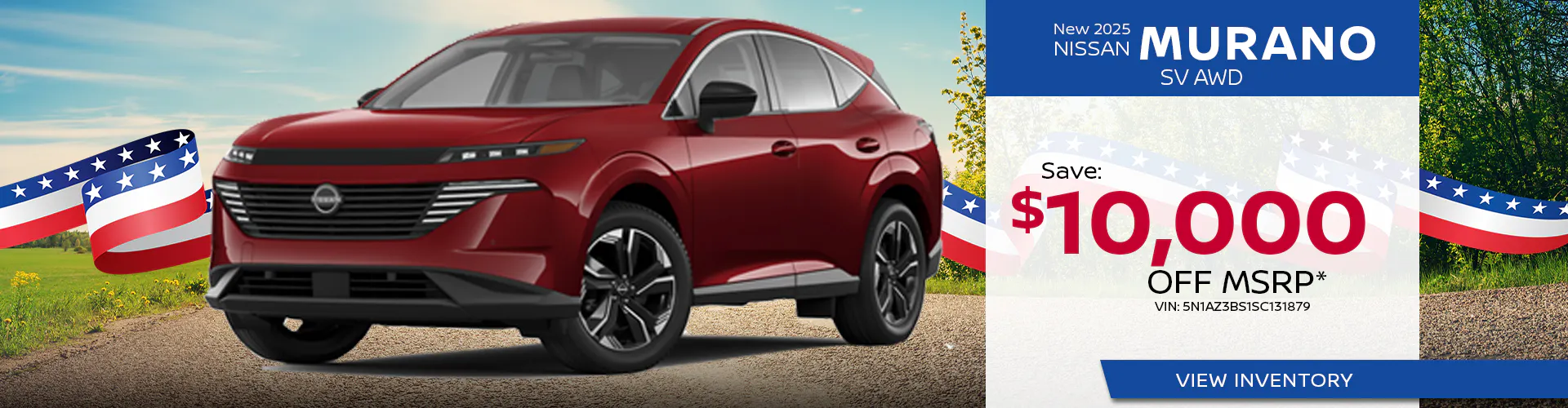 New 2025 Nissan Murano SV Models