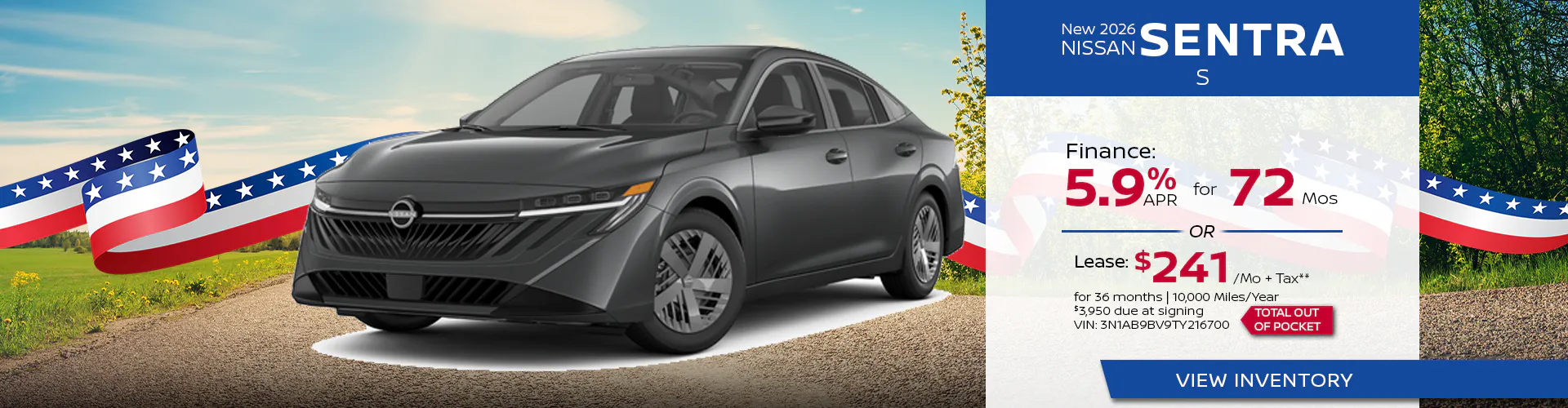 New 2026 Nissan Sentra