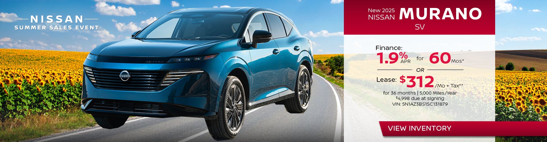 New 2025 Nissan Murano SV