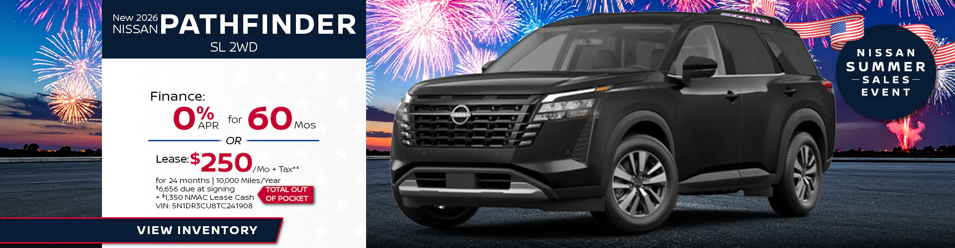 New 2026 Nissan Pathfinder SL 2WD