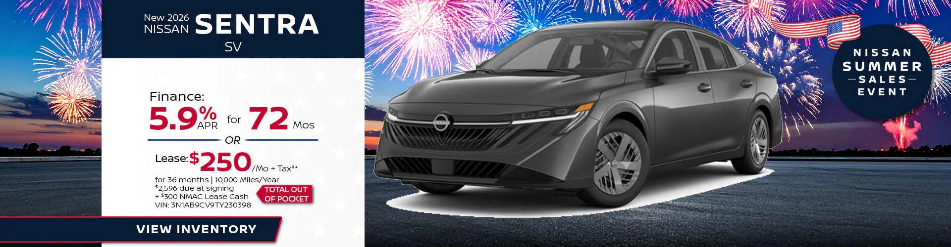 New 2026 Nissan Sentra