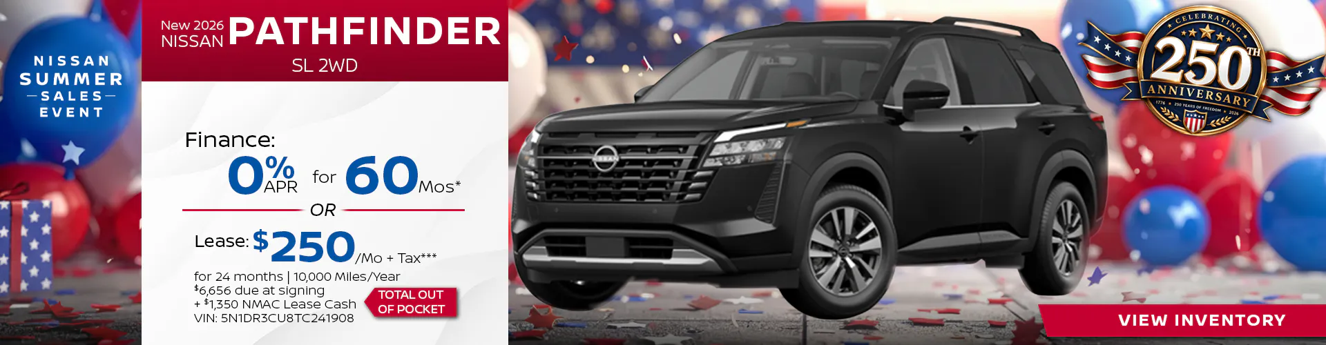 New 2026 Nissan Pathfinder SL 2WD