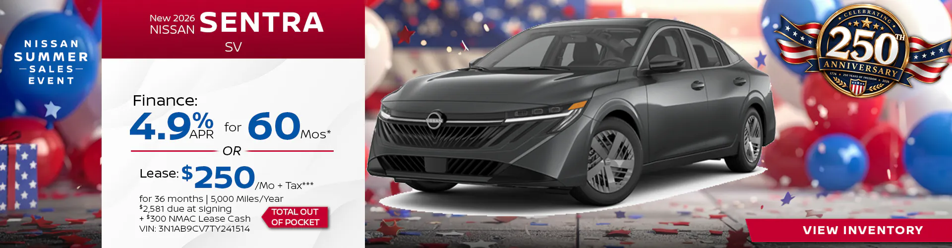 New 2026 Nissan Sentra