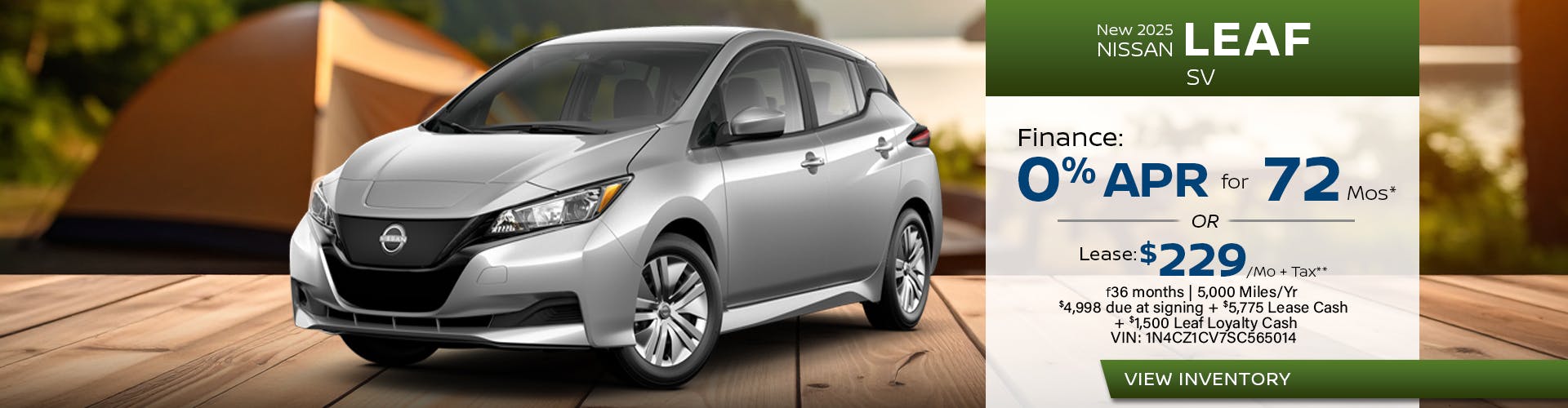 New 2025 Nissan Leaf SV