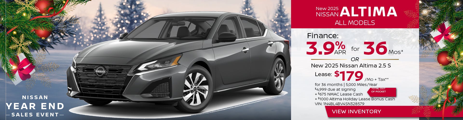 New 2025 NISSAN ALTIMA All Models