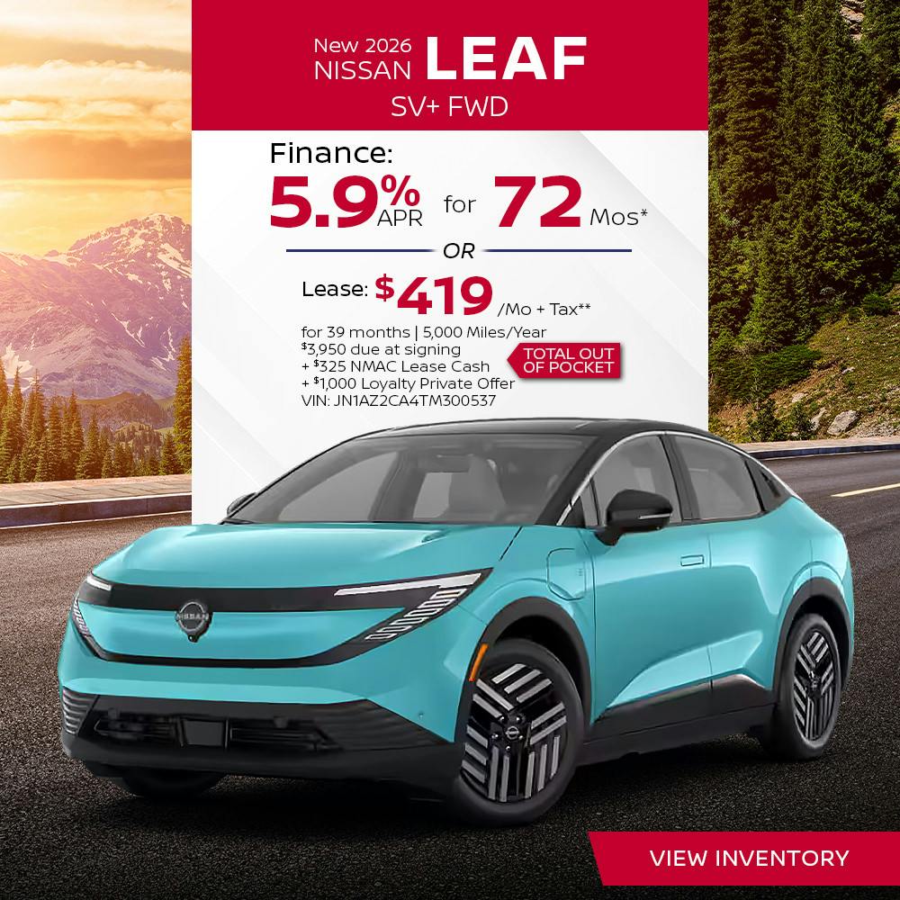 New 2026 Nissan Leaf SV+ FWD