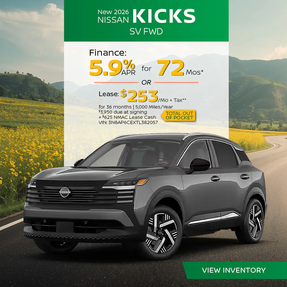 New 2026 Nissan Kicks SV FWD