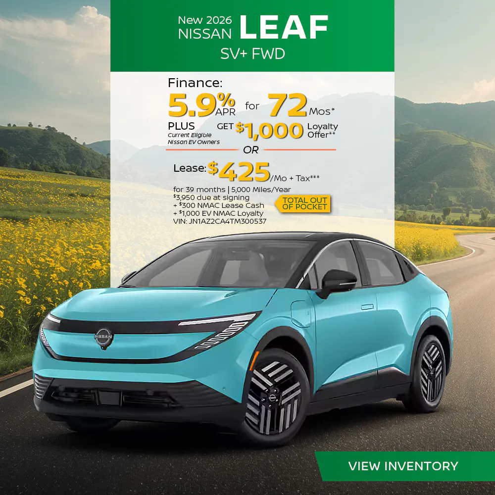 New 2026 Nissan Leaf SV+ FWD