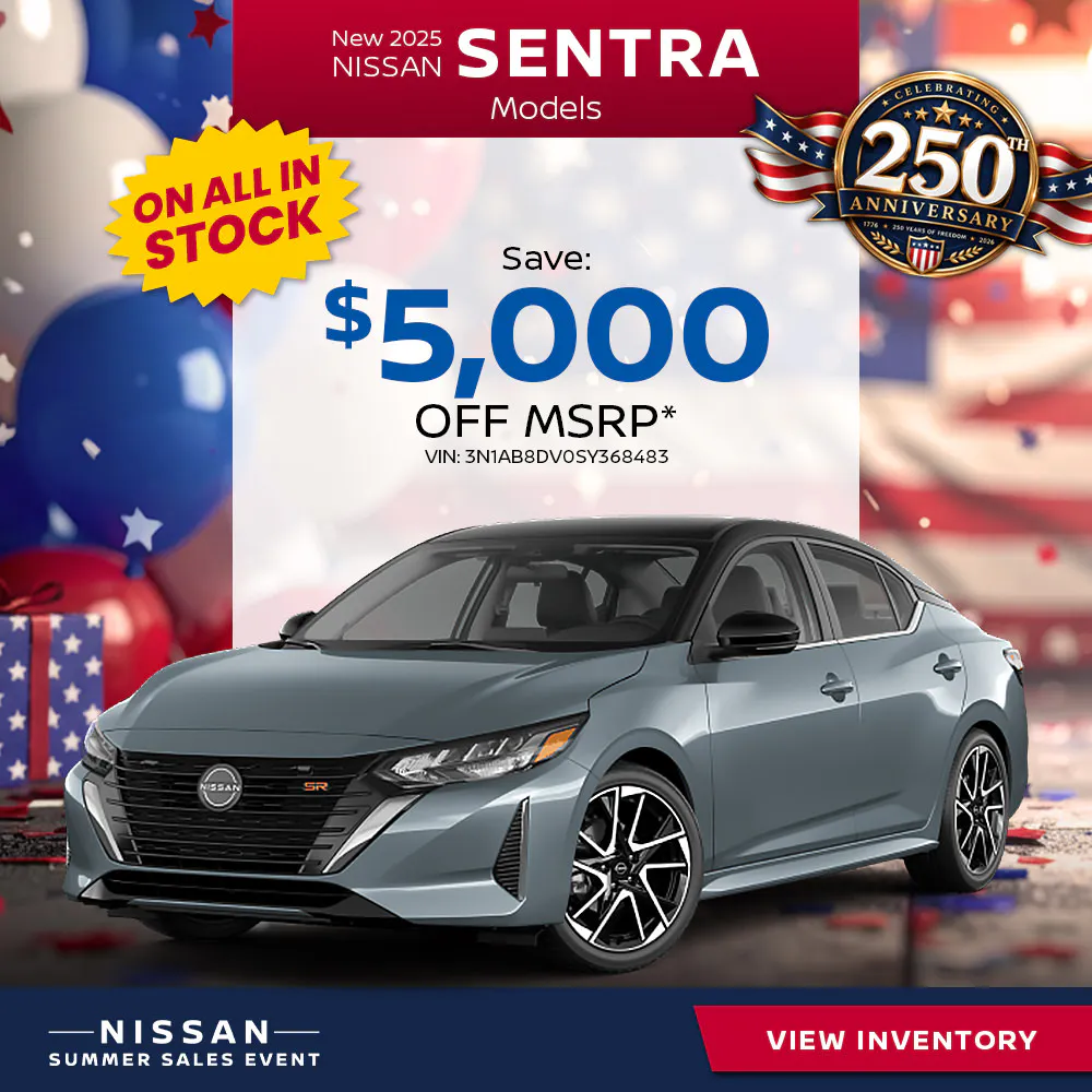 New 2025 Nissan Sentra Models