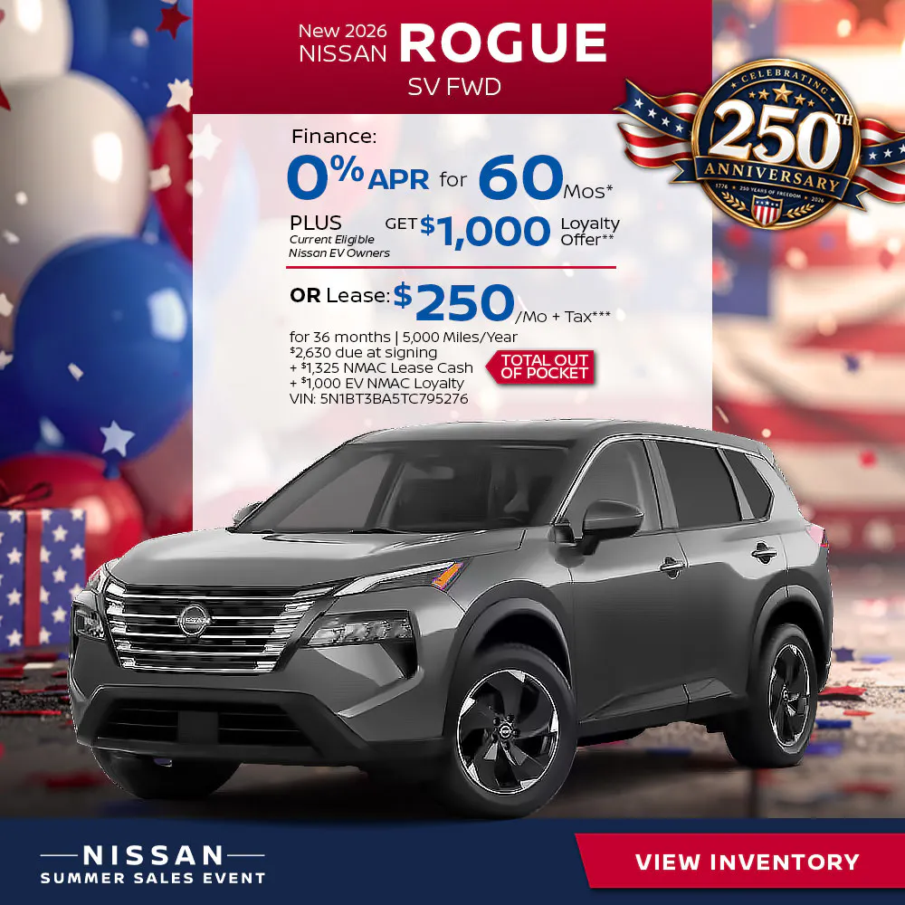 New 2026 Nissan Rogue SV FWD