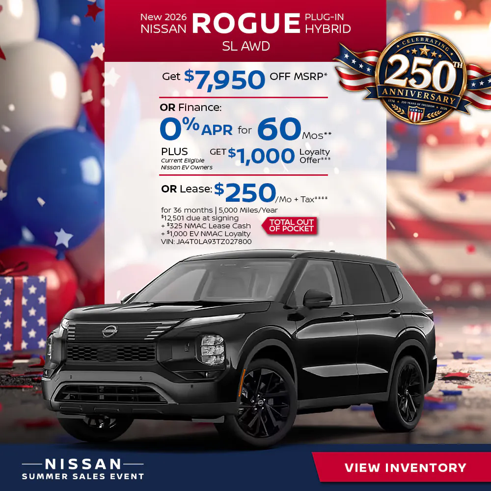 New 2026 Nissan Rogue Plug-In Hybrid SL AWD