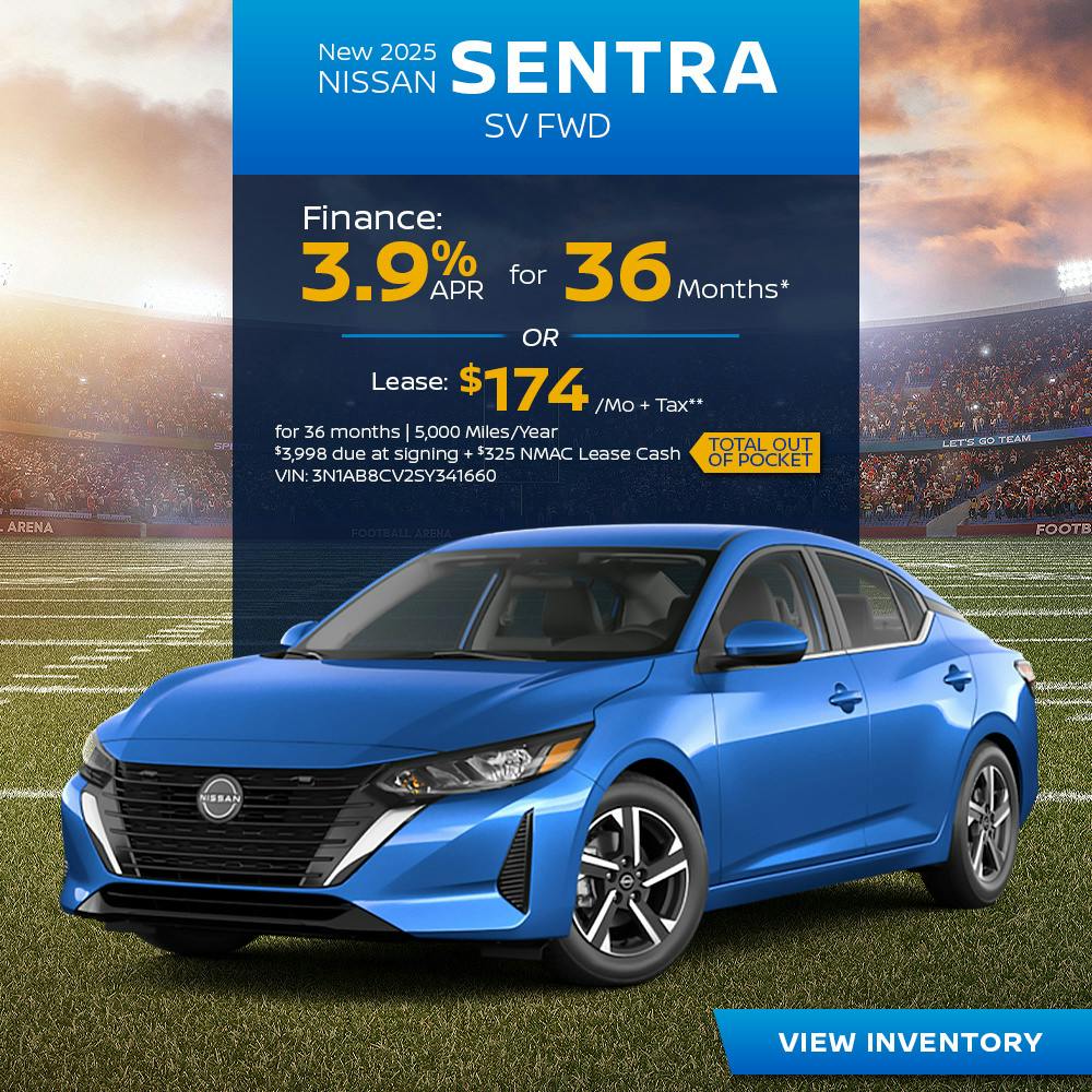 New 2025 Nissan Sentra SV FWD