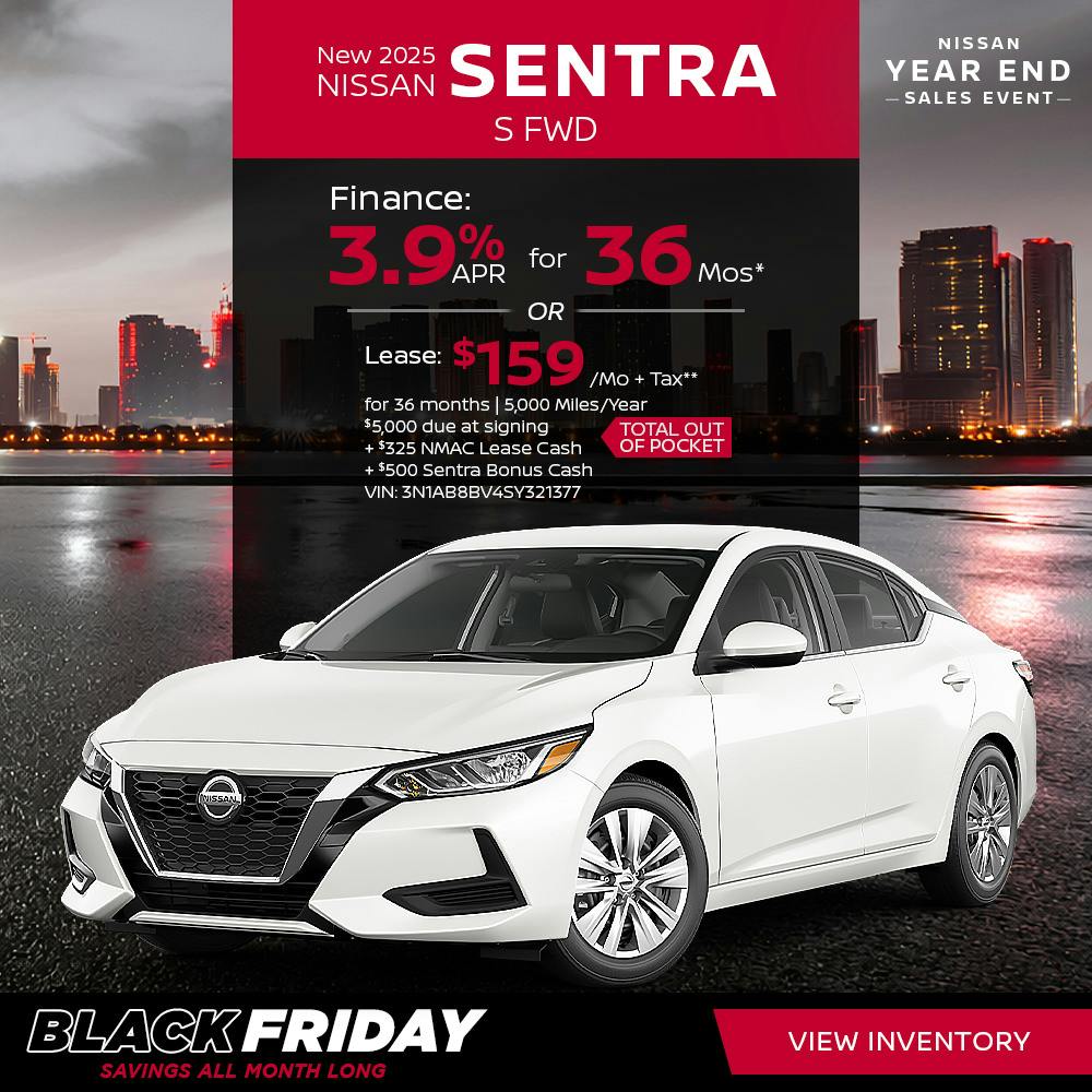 New 2025 Nissan Sentra S FWD