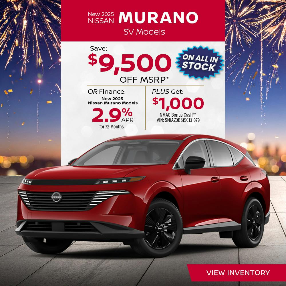 New 2025 Nissan Murano SV Models | First Nissan