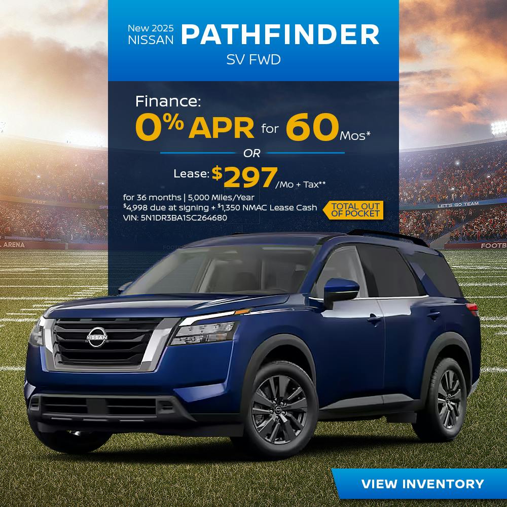 New 2025 Nissan Pathfinder SV FWD