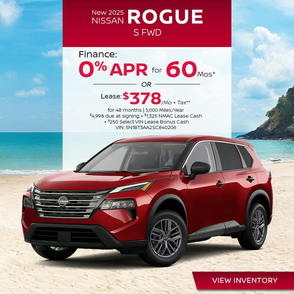 New 2025 Nissan Rogue S FWD