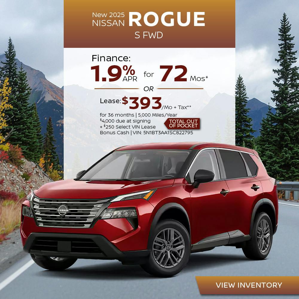 New 2025 Nissan Rogue S FWD