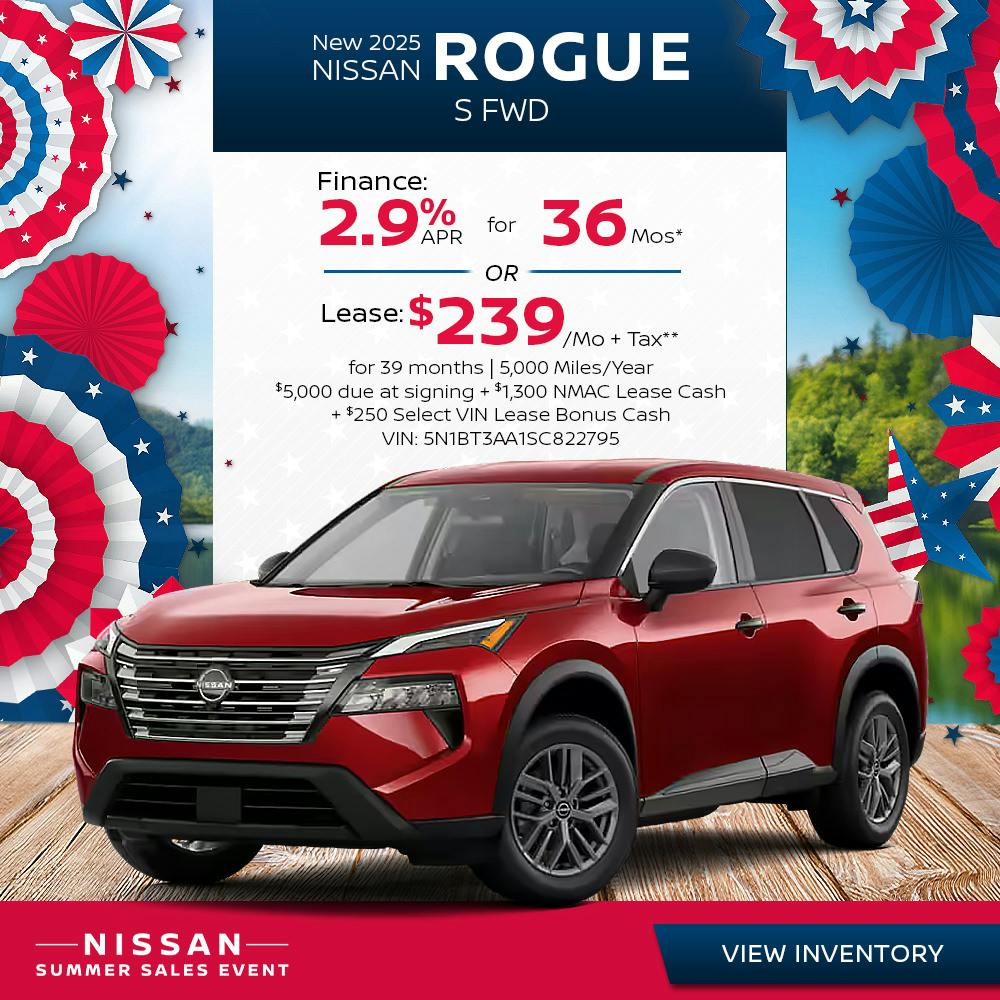New 2025 Nissan Rogue S FWD