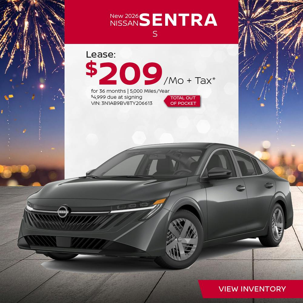 New 2026 NISSAN SENTRA S