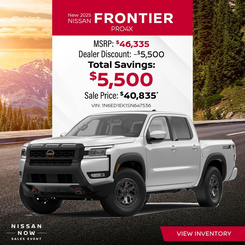 New 2025 Nissan FRONTIER PRO 4X