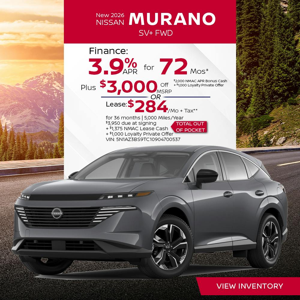 2026 Murano SV + FWD | First Nissan