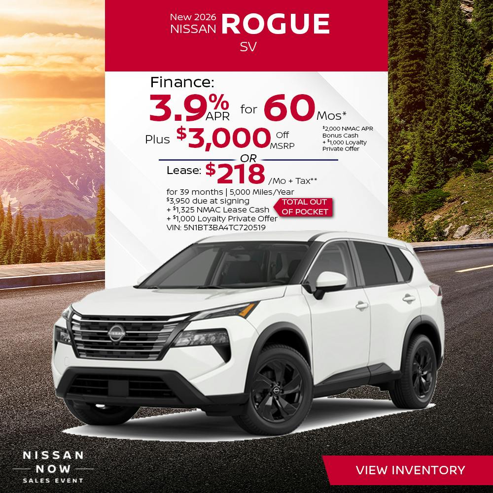 New 2026 Nissan ROGUE SV