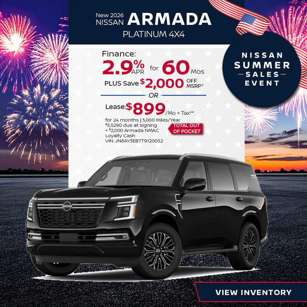 New 2026 Nissan Armada Platinum 4×4