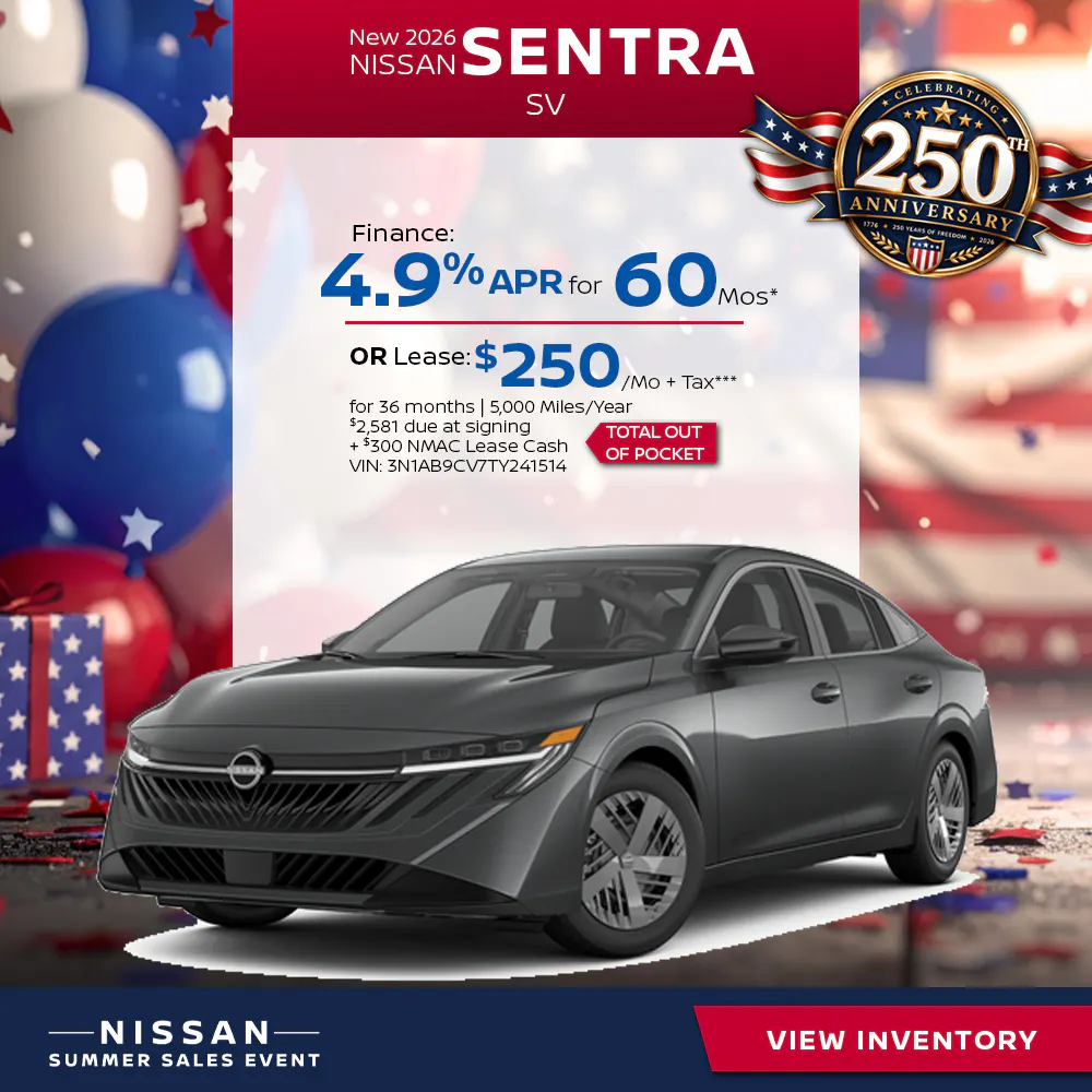 New 2026 Nissan Sentra