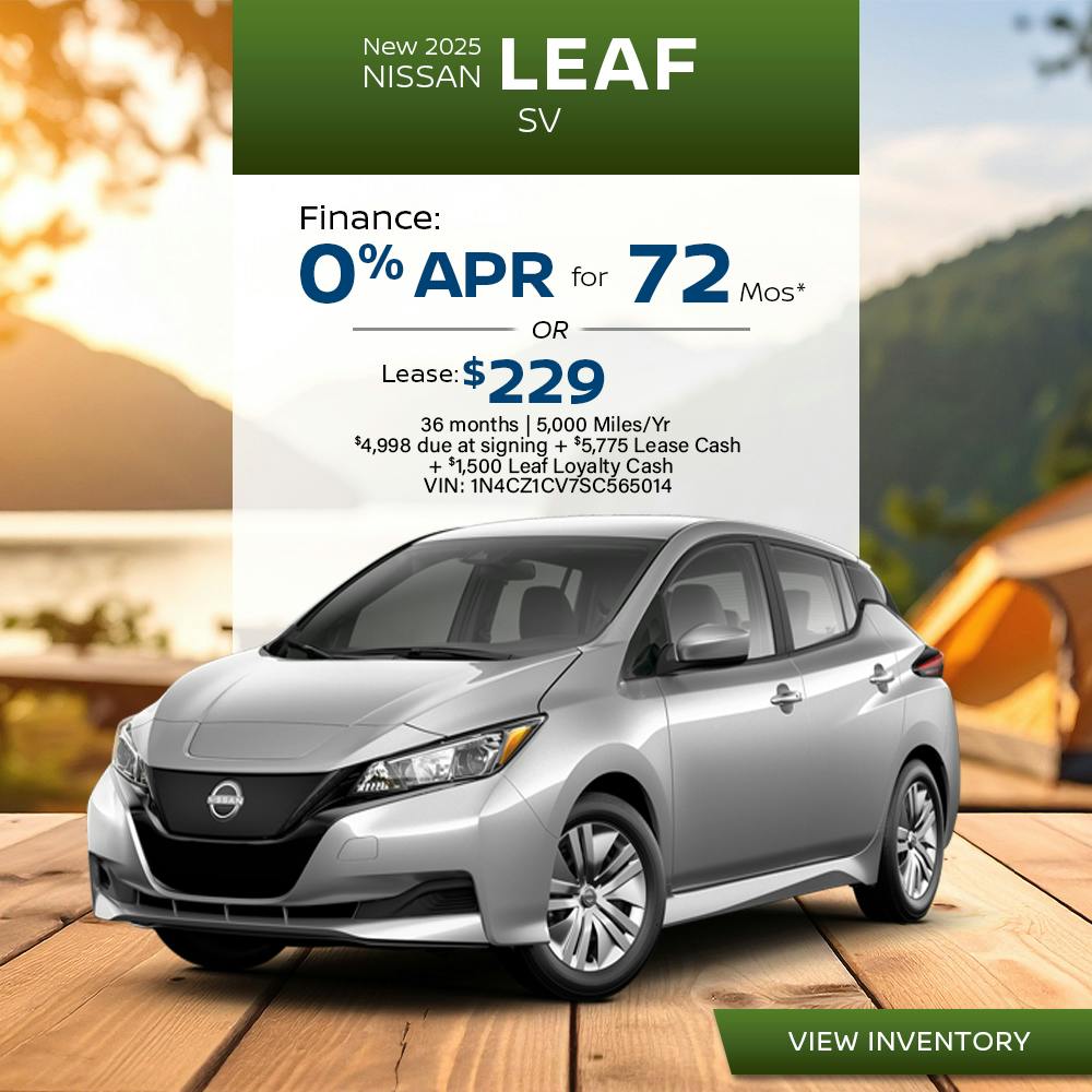 New 2025 Nissan Leaf SV