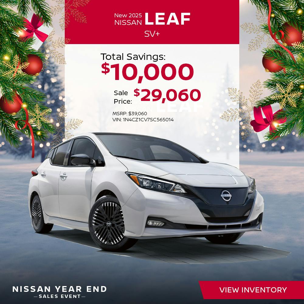 New 2025 LEAF NISSAN SV+