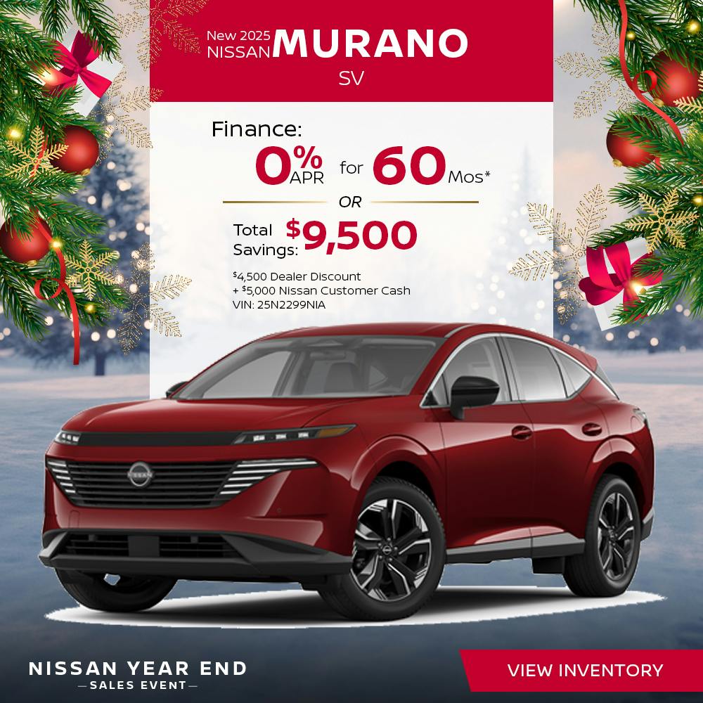New 2025 NISSANI MURANO SV