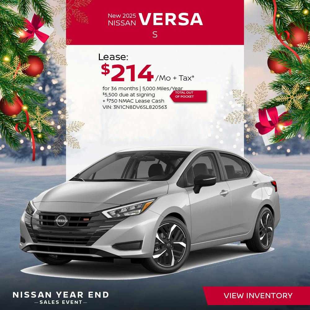 New 2025 VERSA NISSAN S
