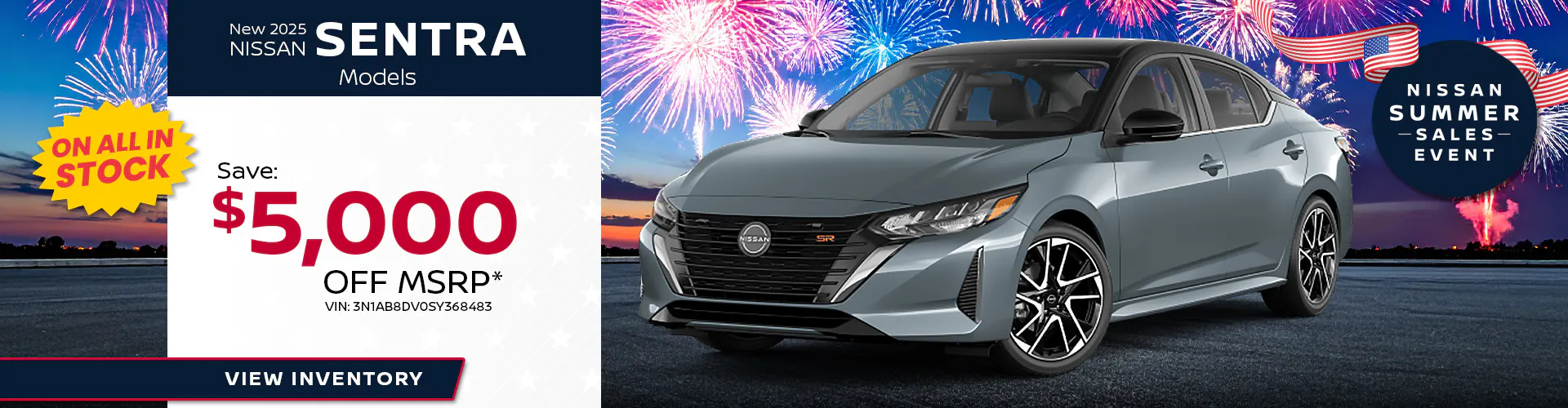 New 2025 Nissan Sentra Models