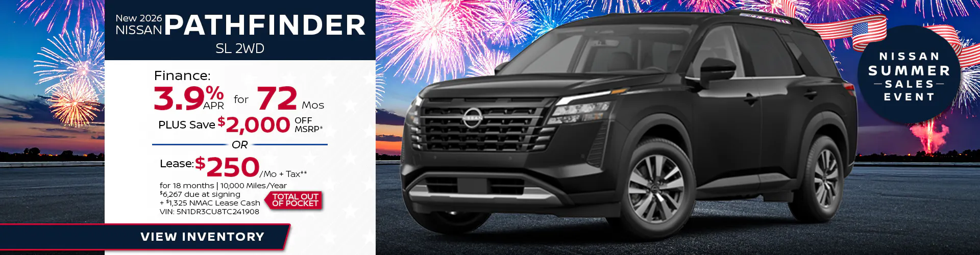 New 2026 Nissan Pathfinder SL 2WD