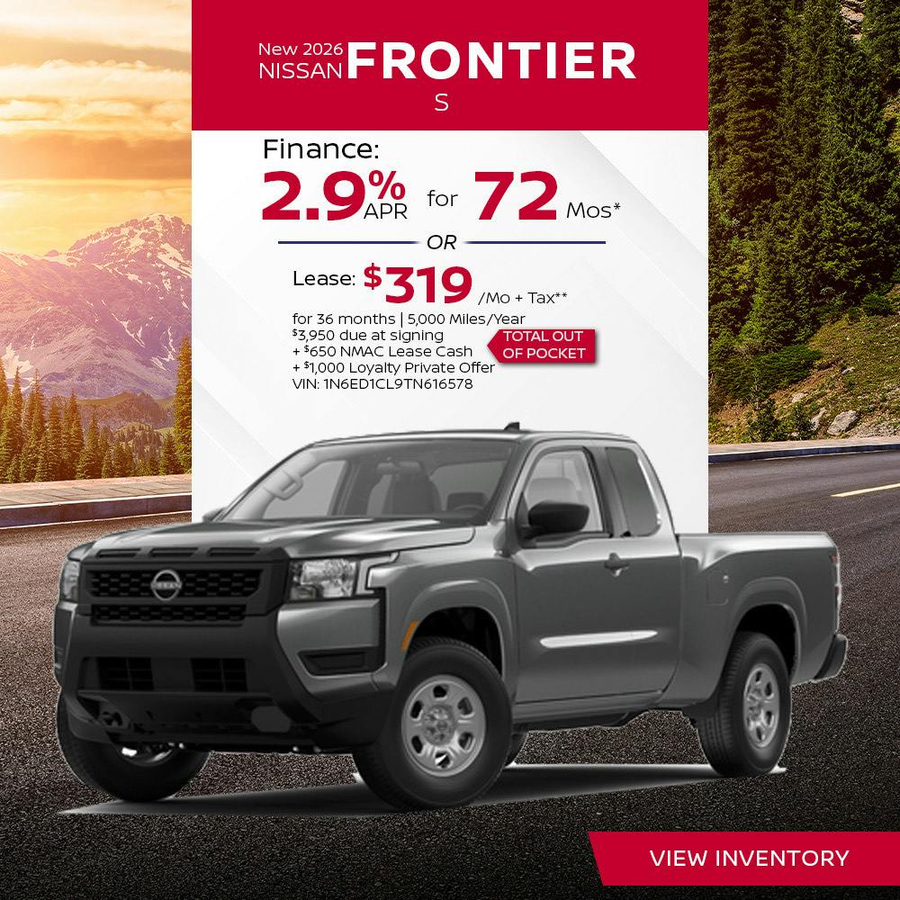 New 2026 Nissan FRONTIER S