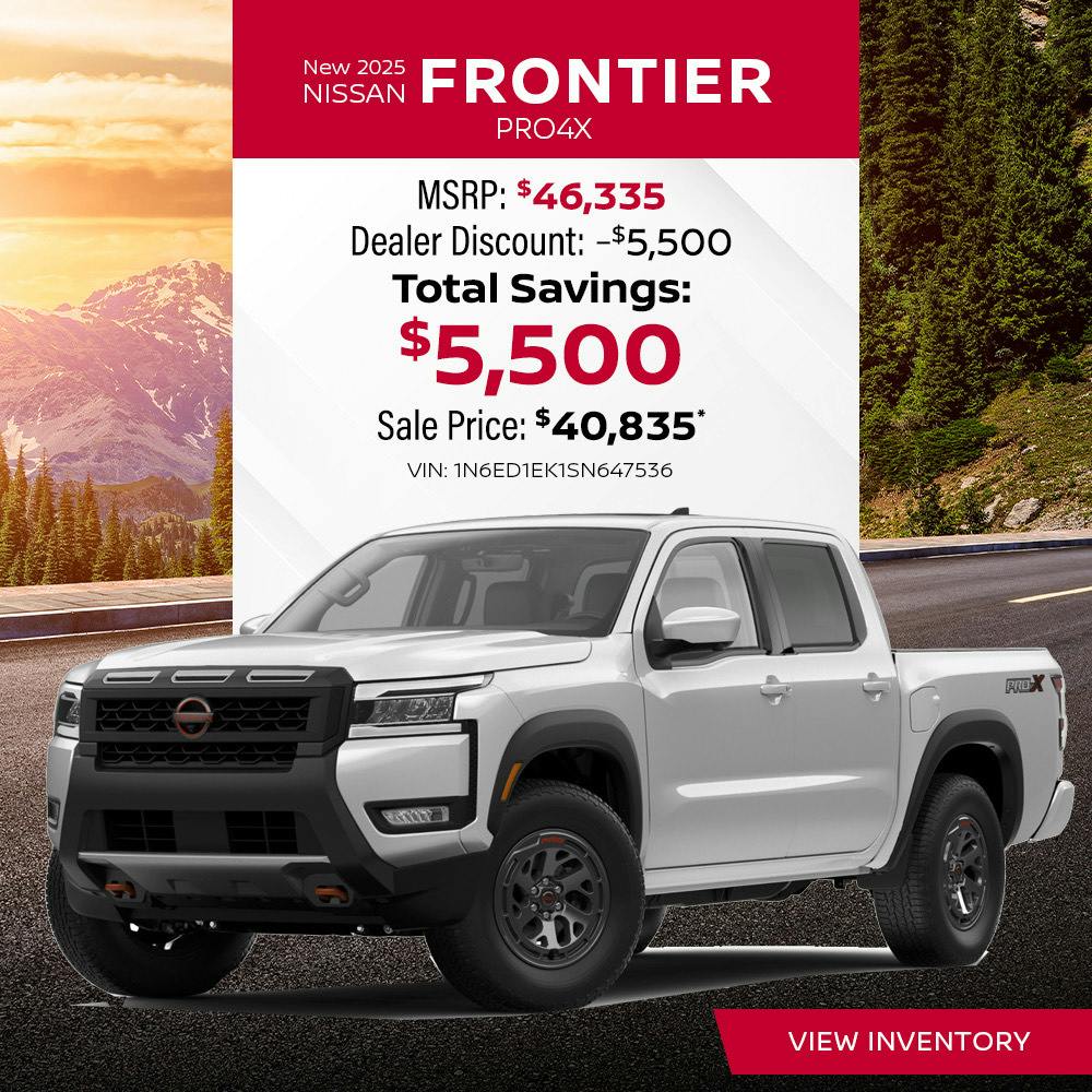 New 2025 Nissan FRONTIER PRO 4X