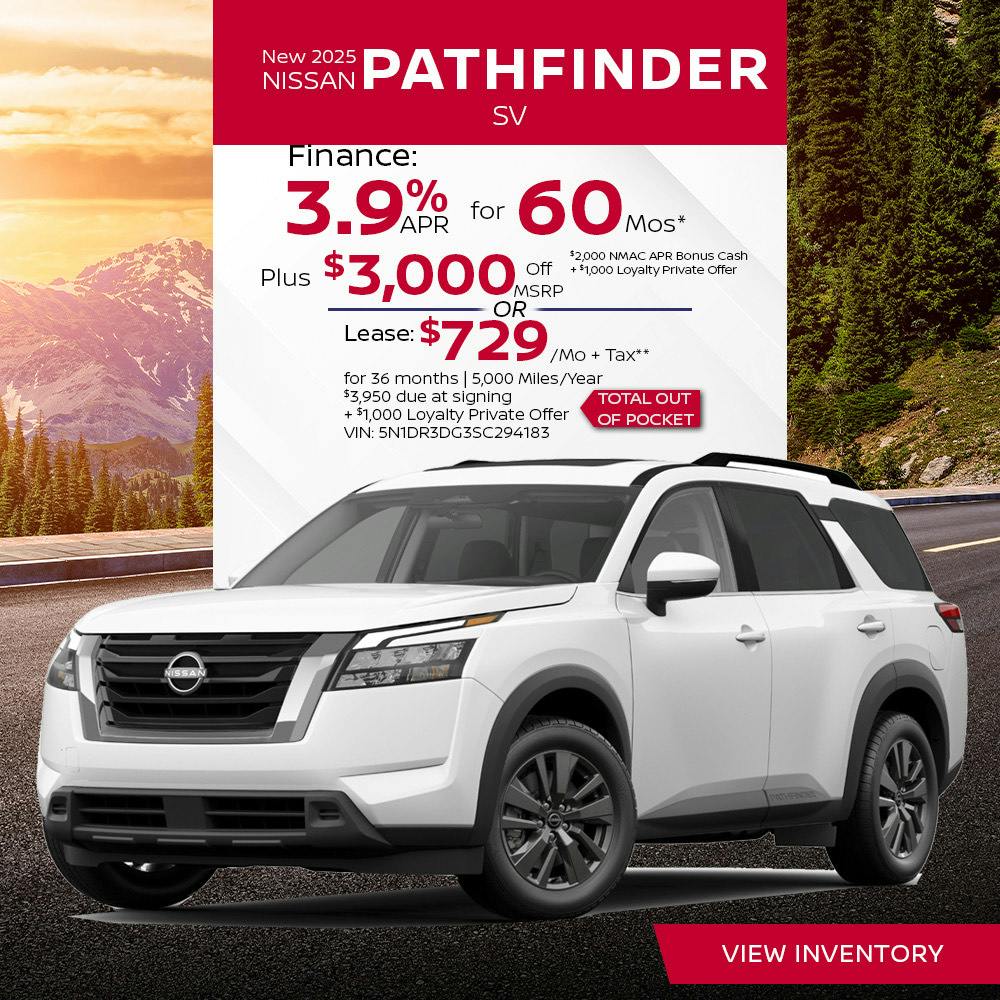 New 2025 Nissan PATHFINDER SV