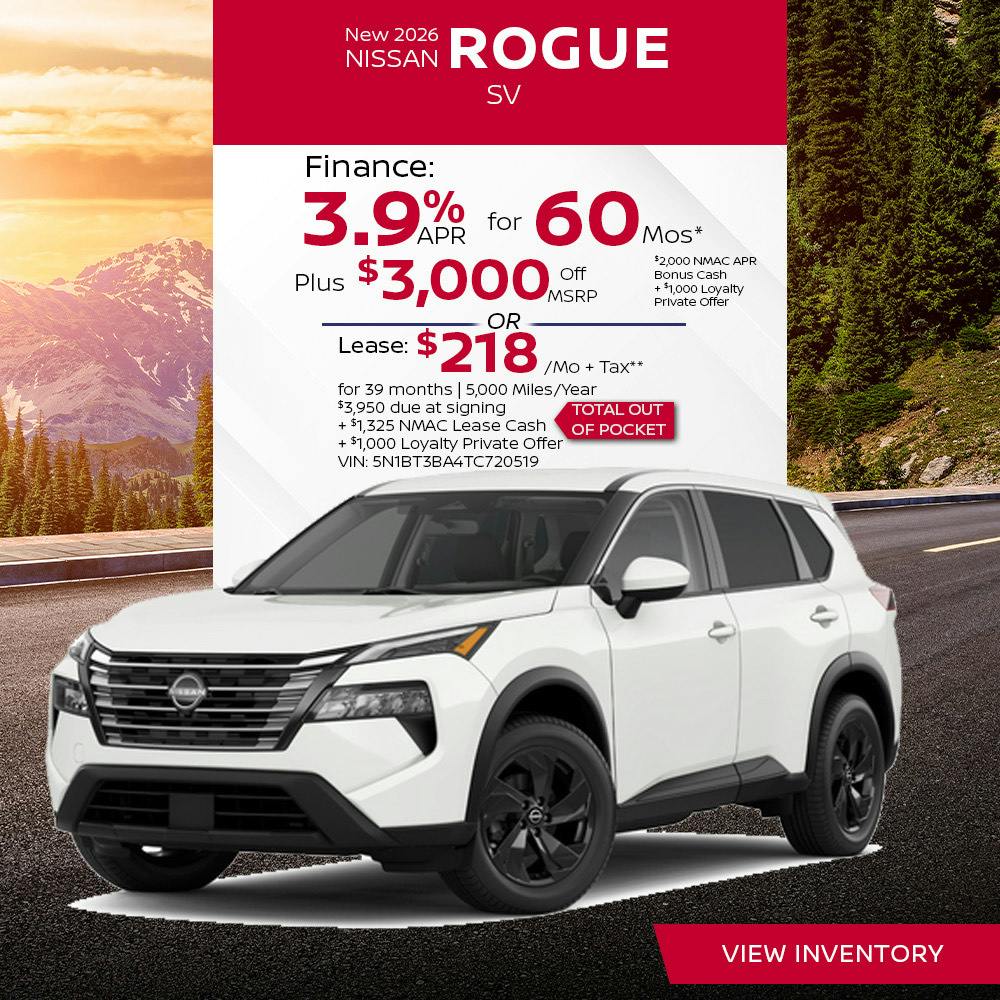 New 2026 Nissan ROGUE SV