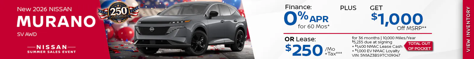 New 2026 Nissan Murano