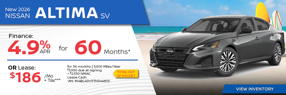 2026 Nissan Altima SV | First Nissan
