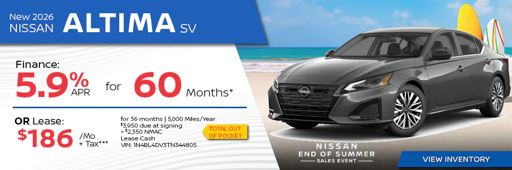 2026 Nissan Altima SV | First Nissan