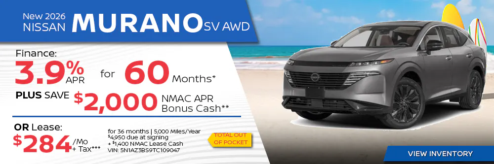 2026 Murano SV + FWD | First Nissan