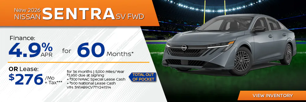 2026 Nissan Sentra SV | First Nissan