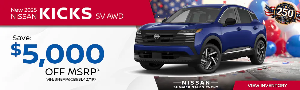 New 2025 Nissan Kicks Models | First Nissan