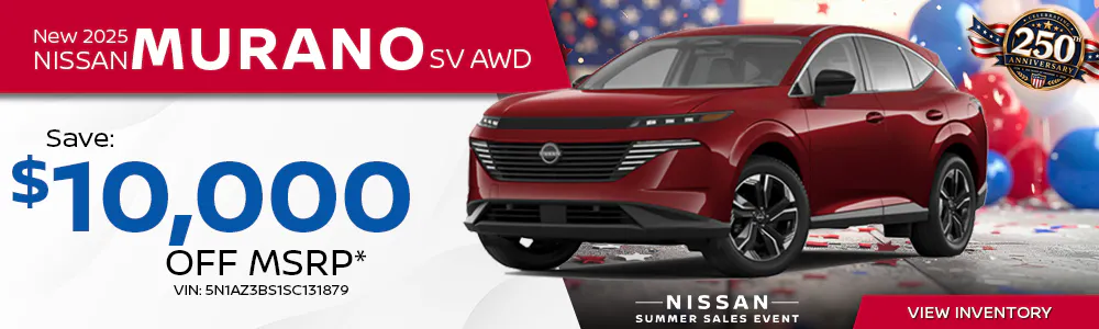 New 2025 Nissan Murano SV Models | First Nissan