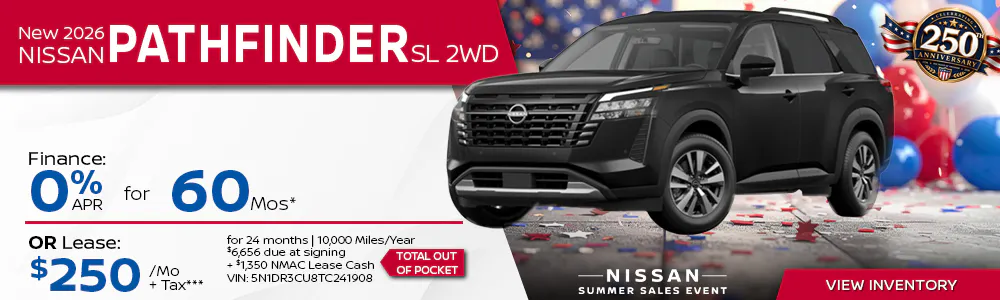 New 2026 Nissan Pathfinder SL 2WD | First Nissan