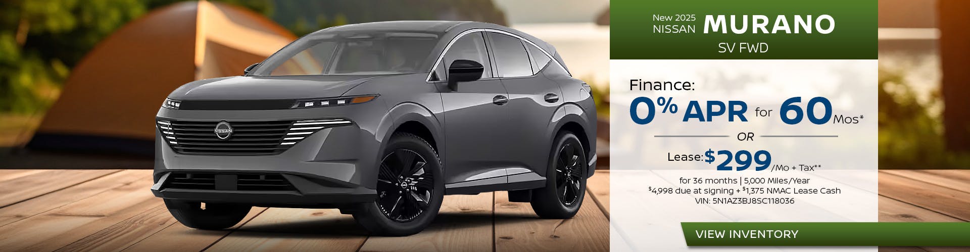 New 2025 Nissan Murano SV FWD
