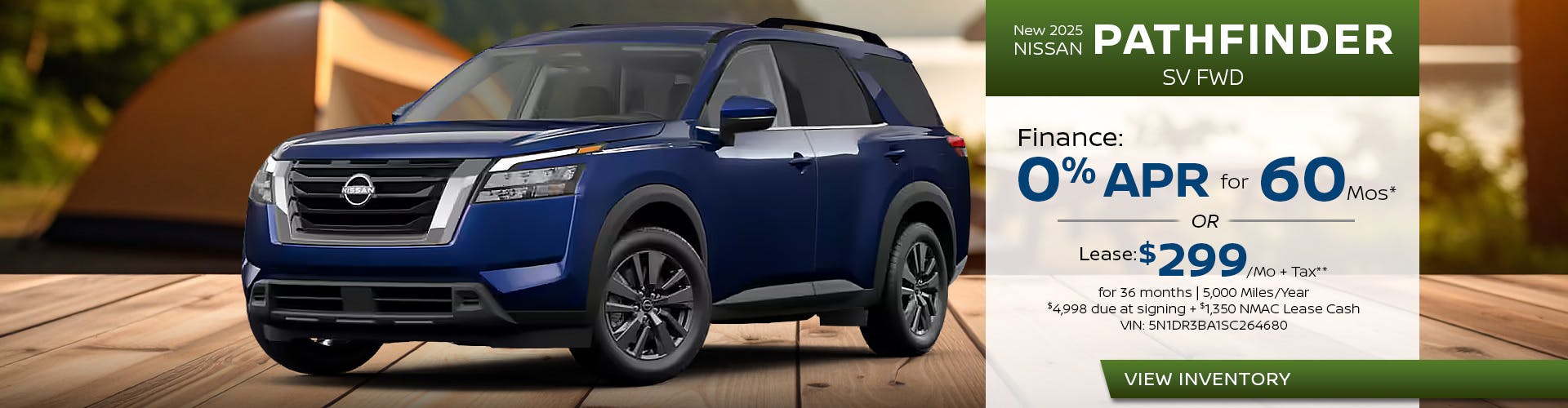 New 2025 Nissan Pathfinder SV FWD