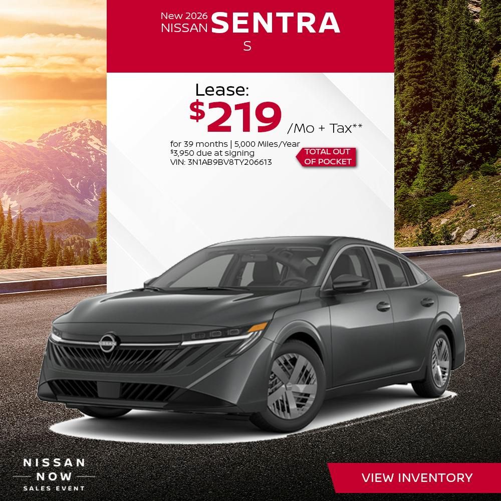 New 2026 NISSAN SENTRA S