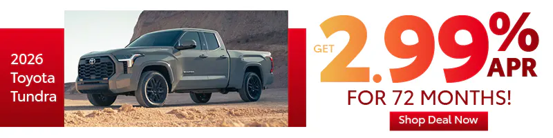2026 Toyota Tundra – June APR Offer SRP Banner | Five Star Toyota of Milledgeville